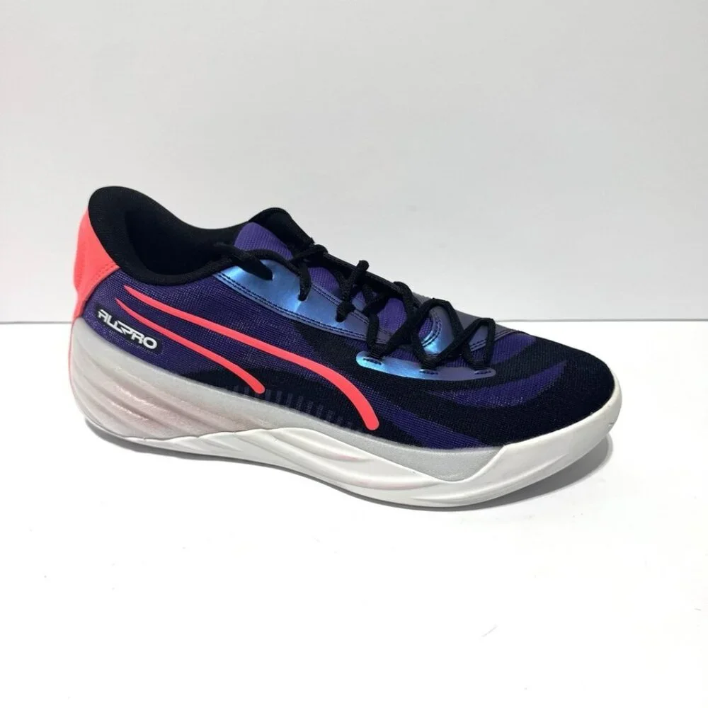 Puma All-Pro Nitro Men's Basketball Shoes Purple/Blue Size 9.5 M